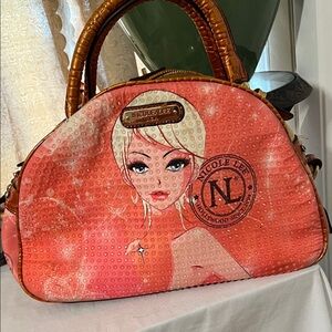 Nicole Lee Vibrant Orange Shoulder Bag